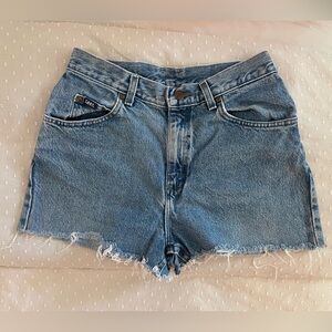 Vintage high waisted Lee denim shorts